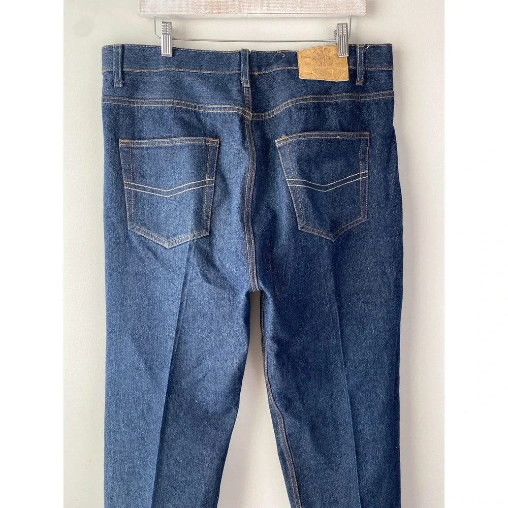 Beyond The Limit Mens Y2K Big & Tall Jeans 40x32 Dark Wash Straight‎ Leg Baggy